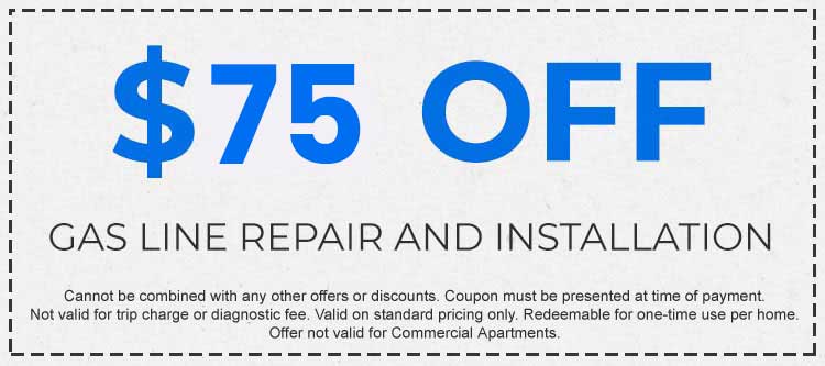 Discount on Gas Line Repair