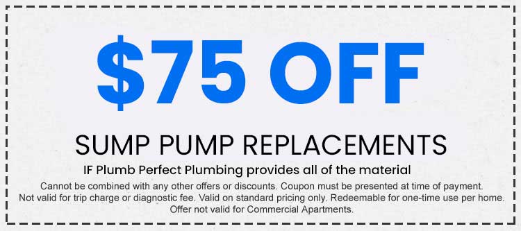 Discount for Sump Pump Replacements