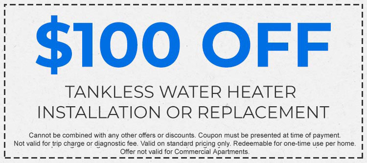 Discount for Tankless Water Heater